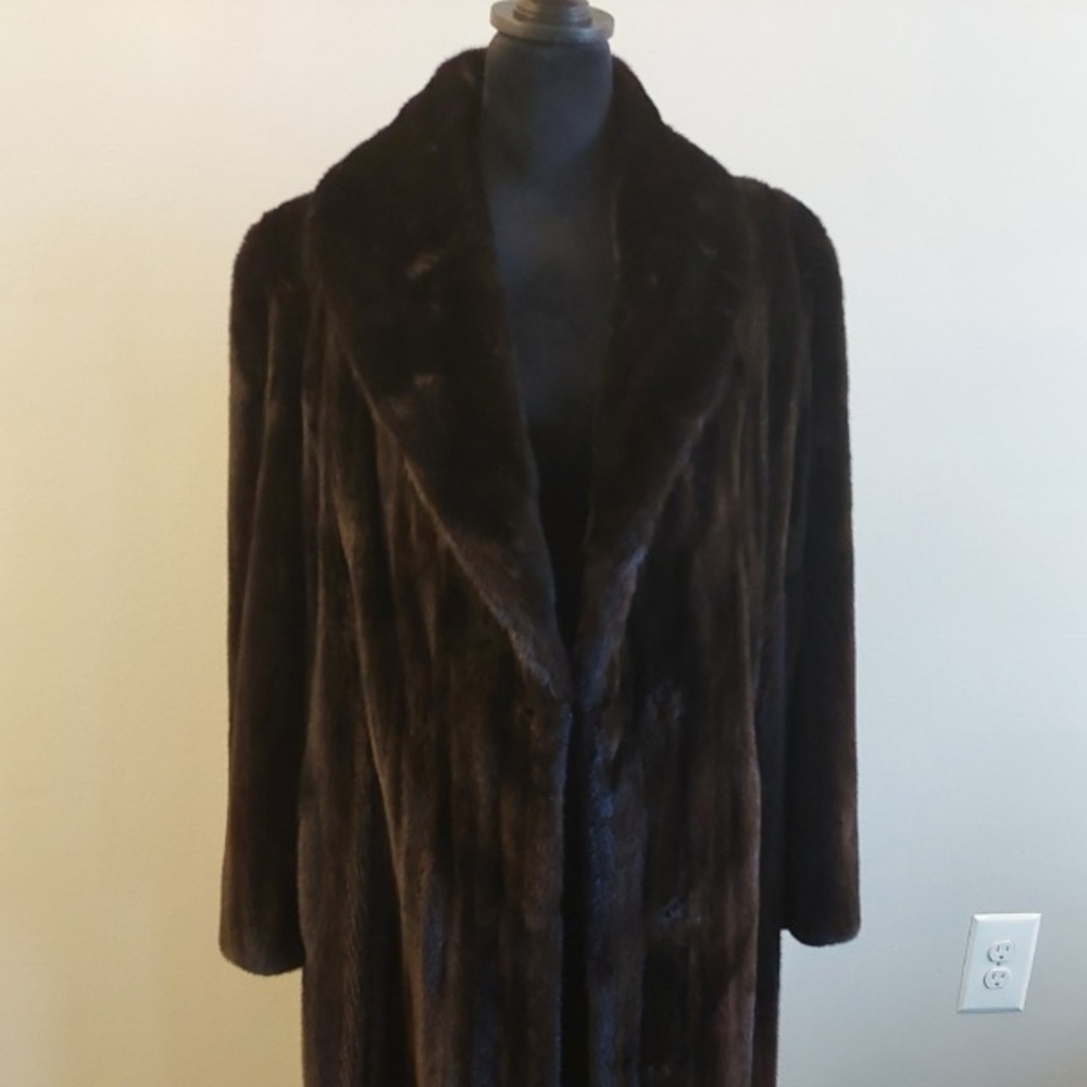 Dittrich Blackglama Full Length Mink Coat Size 10-Professionally Stored